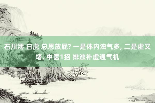 石川澪 白虎 总思放屁? 一是体内浊气多， 二是虚又堵， 中医1招 排浊补虚通气机